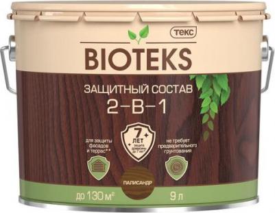 Пропитка BIOTEKS 2-в-1, тик, 2.7л [700008167] – фото 1