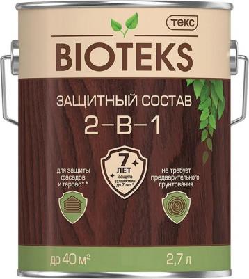 Пропитка BIOTEKS 2-в-1, тик, 2.7л [700008167] – фото 7