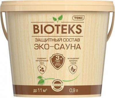 Защитный состав Bioteks Эко-сауна, полуматовый, бесцветный, 2 л – фото 1
