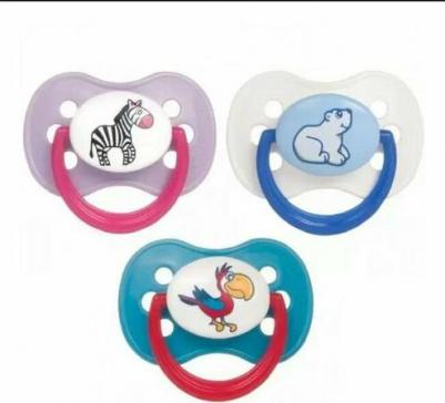 Animals - Пустышка круглая латексная, 6-18