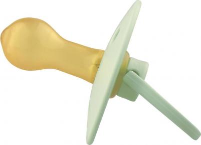 Пустышка классическая с круглым соском, с 6 месяцев, бежевая