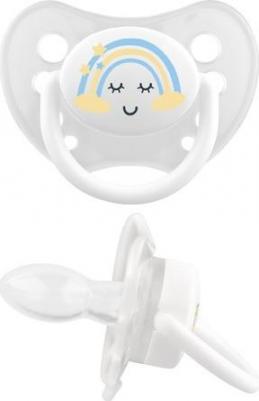 Пустышка ортодонтическая Just с 6 месяцев серая – фото 1