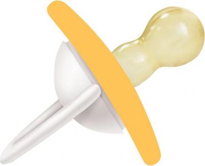 Соска-пустышка Just 0+ классическая, латексная – фото 1