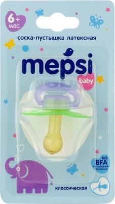 Пустышка латексная, классическая, 6+, 0310 салатовый – фото 3