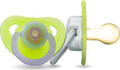 Пустышка латексная, классическая, 6+, 0310 салатовый – фото 4