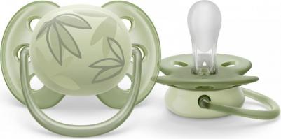 Соска-пустышка силиконовая ultra soft SCF092/05 с футляром для хранения и стерилизации, 6-18 мес, 1 шт – фото 1