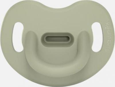 Детская физиологическая силиконовая пустышка от 0 до 6 месяцев, зеленый – фото 2