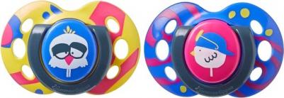 Соска-пустышка Fun Style силиконовая, 6-18 мес, 2 шт