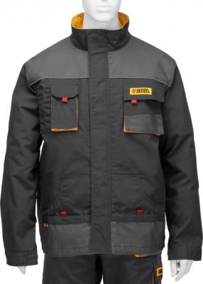 Профессиональная рабочая куртка защищает пользователя от общих производственных загрязнений, нетоксичной пыли, ветра и незначительных механических