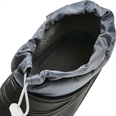 Ботинки утепленные с кулиской цвет черный 4610088873494 – фото 1