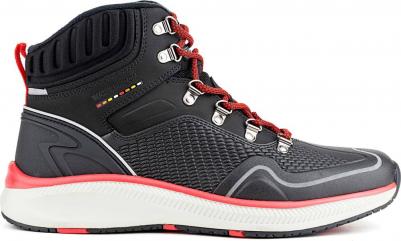 Ботинки изготовлены из высокотемпературного, термопластичного полиуретана, кожи и текстиля. Внутренняя часть ботинка выполнена из утеплителя