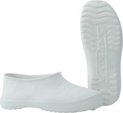 Современным решением традиционной обуви являются галоши из полимера ЭВА. Они легкие, нескользящие, сохраняющие гибкость и эластичность при низких