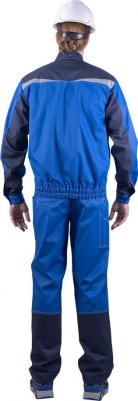 Костюм мужской защитный КМ-10 44-46 рост 170-176 см синий – фото 3