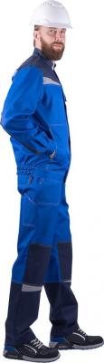 Костюм мужской защитный КМ-10 44-46 рост 170-176 см синий – фото 4