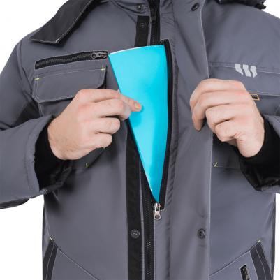 Куртка рабочая утепленная Iform Эдванс 52-54 рост 170-176 см серая – фото 6