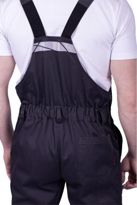 Полукомбинезон рабочий Стронг 52-54 рост 182-188 см серый – фото 2