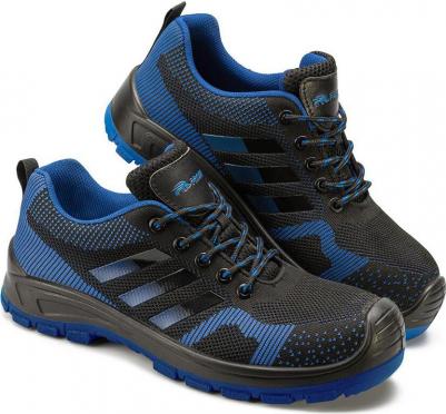 Полуботинки рабочие текстильные с защитным подноском черные Sport – фото 7