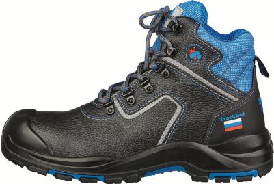 Ботинки рабочие мужские Трекбот 1801 ПУ-нитрил натуральная кожа черные 4640076081099 – фото 3