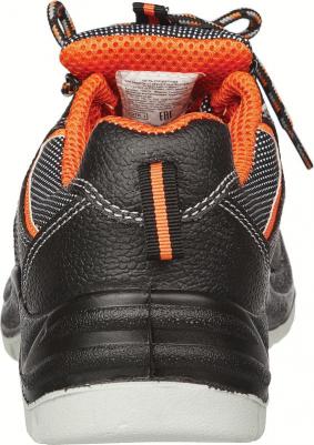 Полуботинки Премиум 1302ПК ПУ-ТПУ натуральная кожа черные с композитным подноском 4640076081334 – фото 7