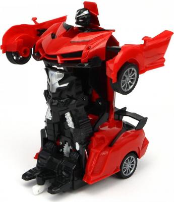 Машинка Робот Трансформер на пульте управления, красный, 3+ – фото 1