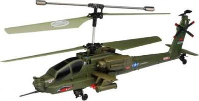 Вертолет Apache AH-64 S109G, 20 см, зеленый