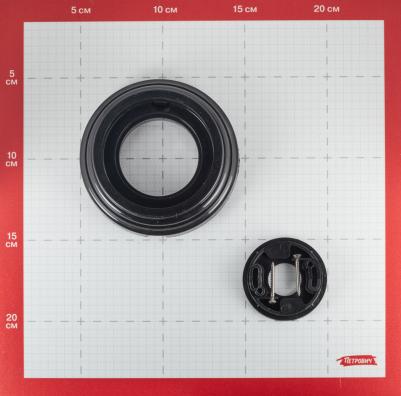 Рамка 1-м ретро пластик черн. BF1-610-23 – фото 4