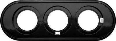 Рамка 3-м ретро пластик черн. BF1-630-23