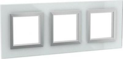 Avanti Светло-Серый Стекло Рамка 6 модулей