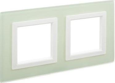 Avanti Светло-зеленый Стекло Рамка 4 модуля – фото 1