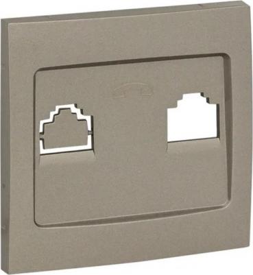 Лицевая панель 1-местной розетки PROxima Валенсия EST01-L-034-40