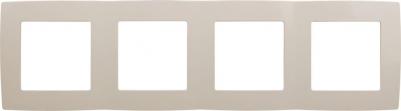 12-5004-02 12-5004-02 Рамка на 4 поста, Эра12, слоновая кость, цена за 1 шт – фото 5