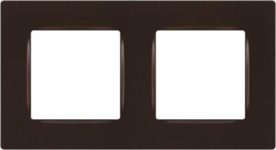 12-5202-13 Рамка для розеток и выключателей Серия 12 12-5202-13 на 2 поста, Классик, бронза, цена за 1 шт