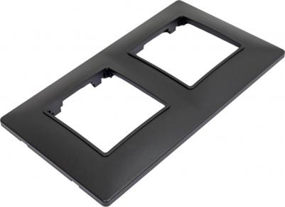 14-5002-05 14-5002-05 Рамка на 2 поста, Elegance, антрацит, цена за 1 шт