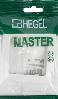 Рамка Master Р401 одноместная горизонтальная белая – фото 2