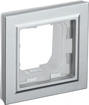 BRITE Рамка 1-местная IP44 РУ-1-БрА-44 алюминий, цена за 1 шт