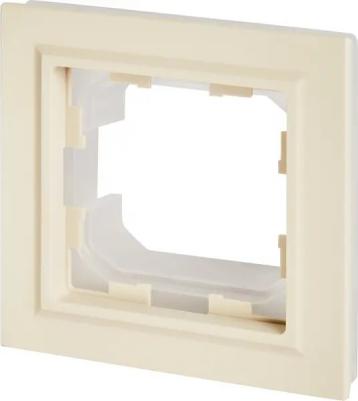BRITE Рамка 1-местная IP44Р У-1-БрКр-44 бежевый, цена за 1 шт – фото 5