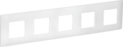SKANDY Рамка 5-местная SK-F05W арктический белый, цена за 1 шт