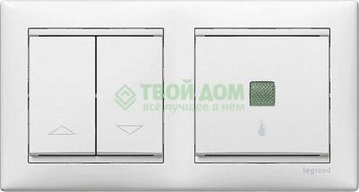 Рамка 2-м Valena горизонт. бел. Leg 774452 – фото 5