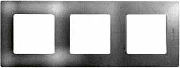 Рамка Etika 672503 3 поста белый – фото 2