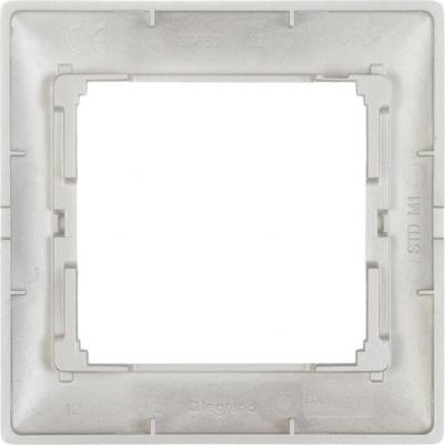 Рамка Valena 694330 одноместная универсальная алюминий – фото 5