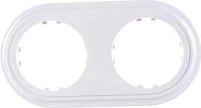 Круглая двухпостовая рамка LK Vintage-Classic