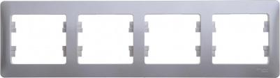 Горизонтальная четырехместная рамка GLOSSA – фото 5