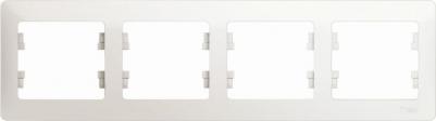 Горизонтальная четырехместная рамка GLOSSA – фото 6