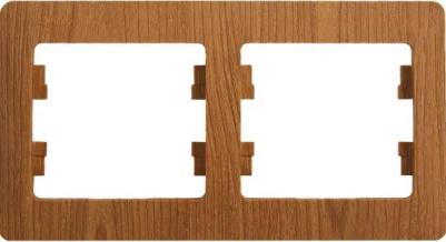 Горизонтальная двухпостовая рамка GLOSSA 3606480659522 – фото 4