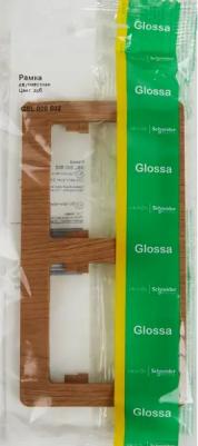 Горизонтальная двухпостовая рамка GLOSSA 3606480659522 – фото 7