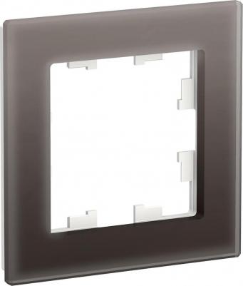 Рамка 1-м ATLASDESIGN NATURE стекло мокко SchE ATN320601 – фото 3