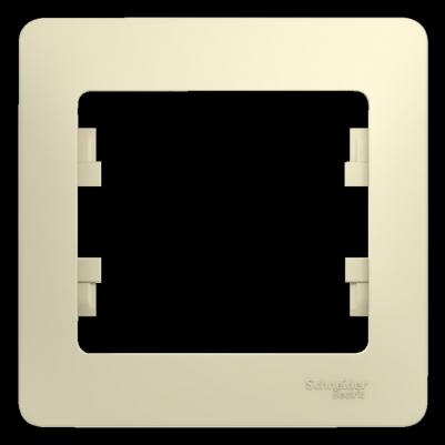 Рамка 1-м Glossa беж. SchE GSL000201 – фото 4