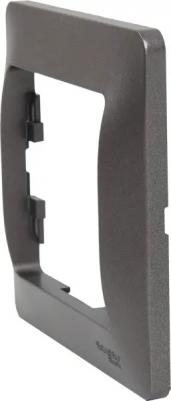 Рамка 1-м Glossa графит SchE GSL001301 – фото 4