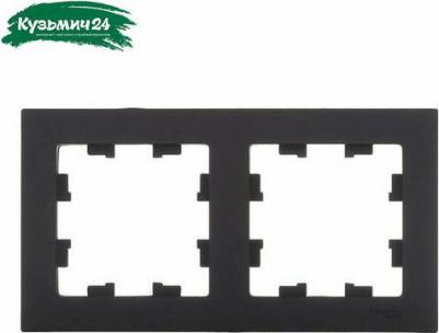 Рамка 2-м ATLAS DESIGN универс. карбон SchE ATN001002 – фото 8