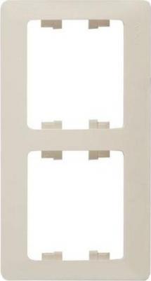 Рамка 2-м Glossa горизонт. беж. SchE GSL000202 – фото 2